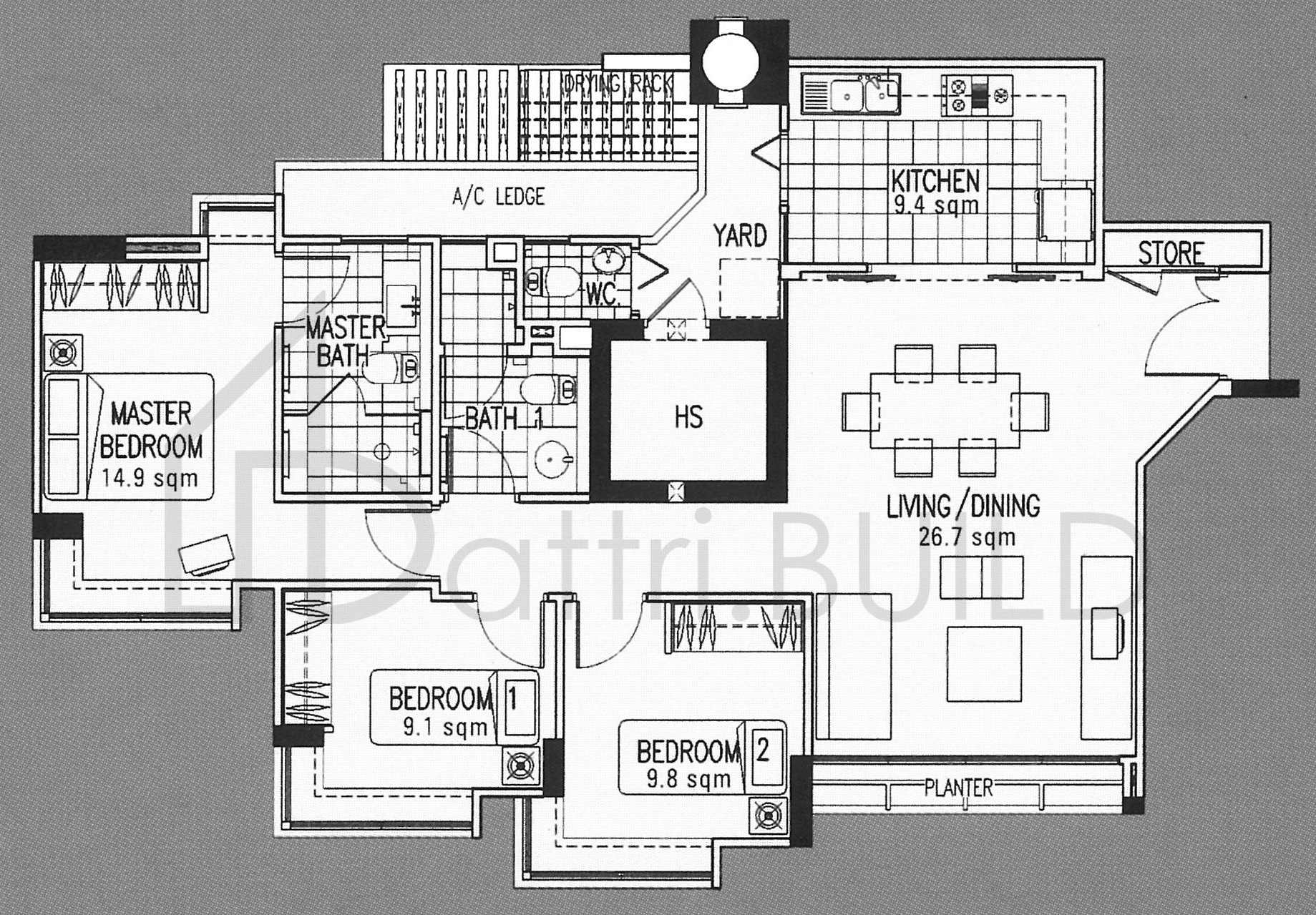 NUOVO A floorplan (watermarked)
