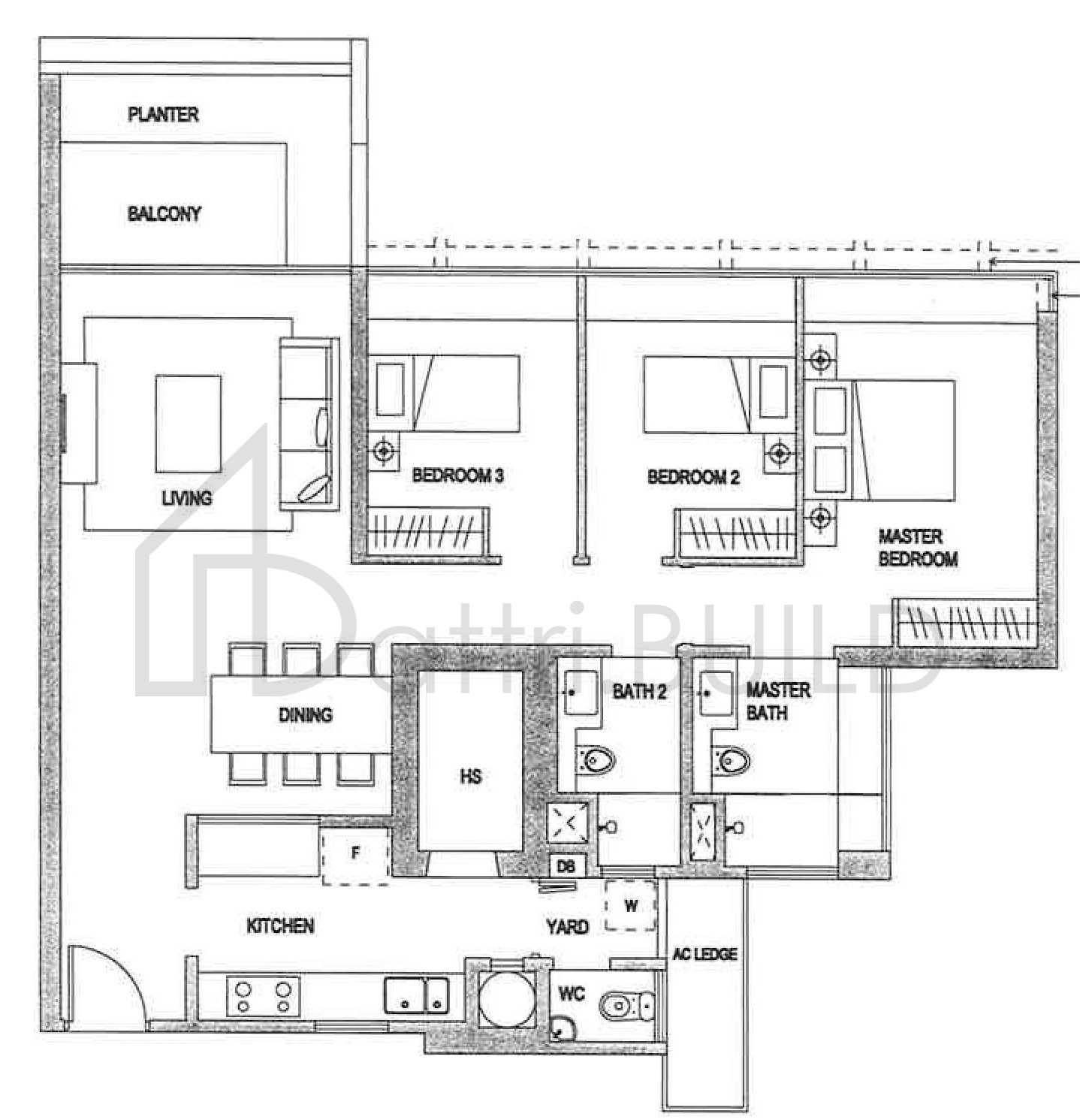 THE MINTON D1b floorplan (watermarked)