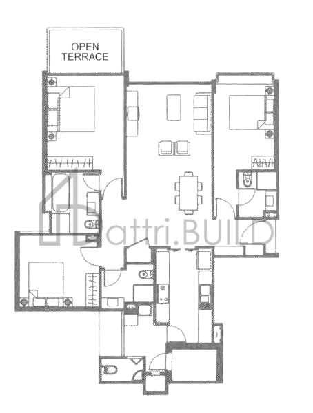 VARSITY PARK CONDOMINIUM B3-T2 floorplan (watermarked)