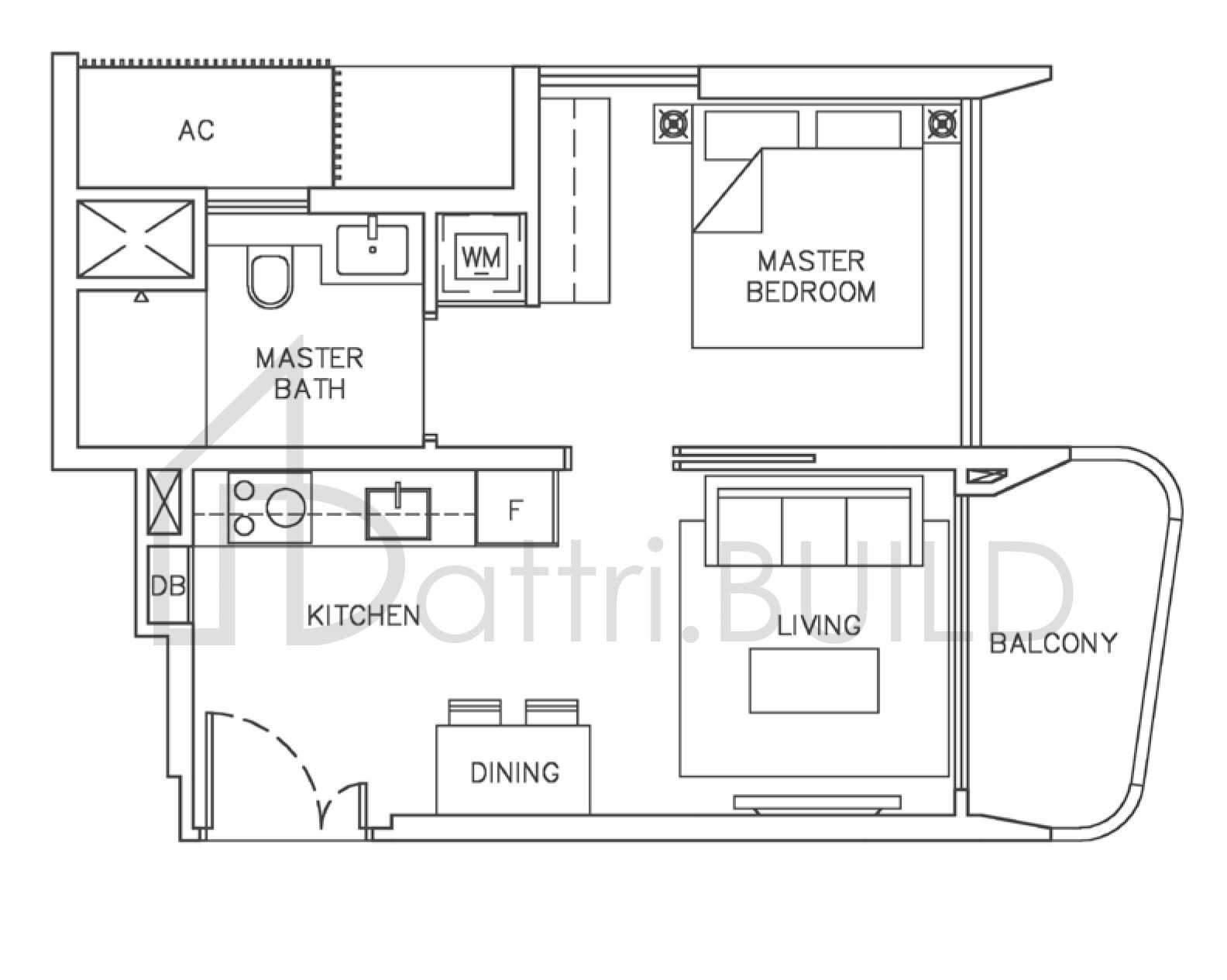 COASTLINE RESIDENCES A1 floorplan (watermarked)