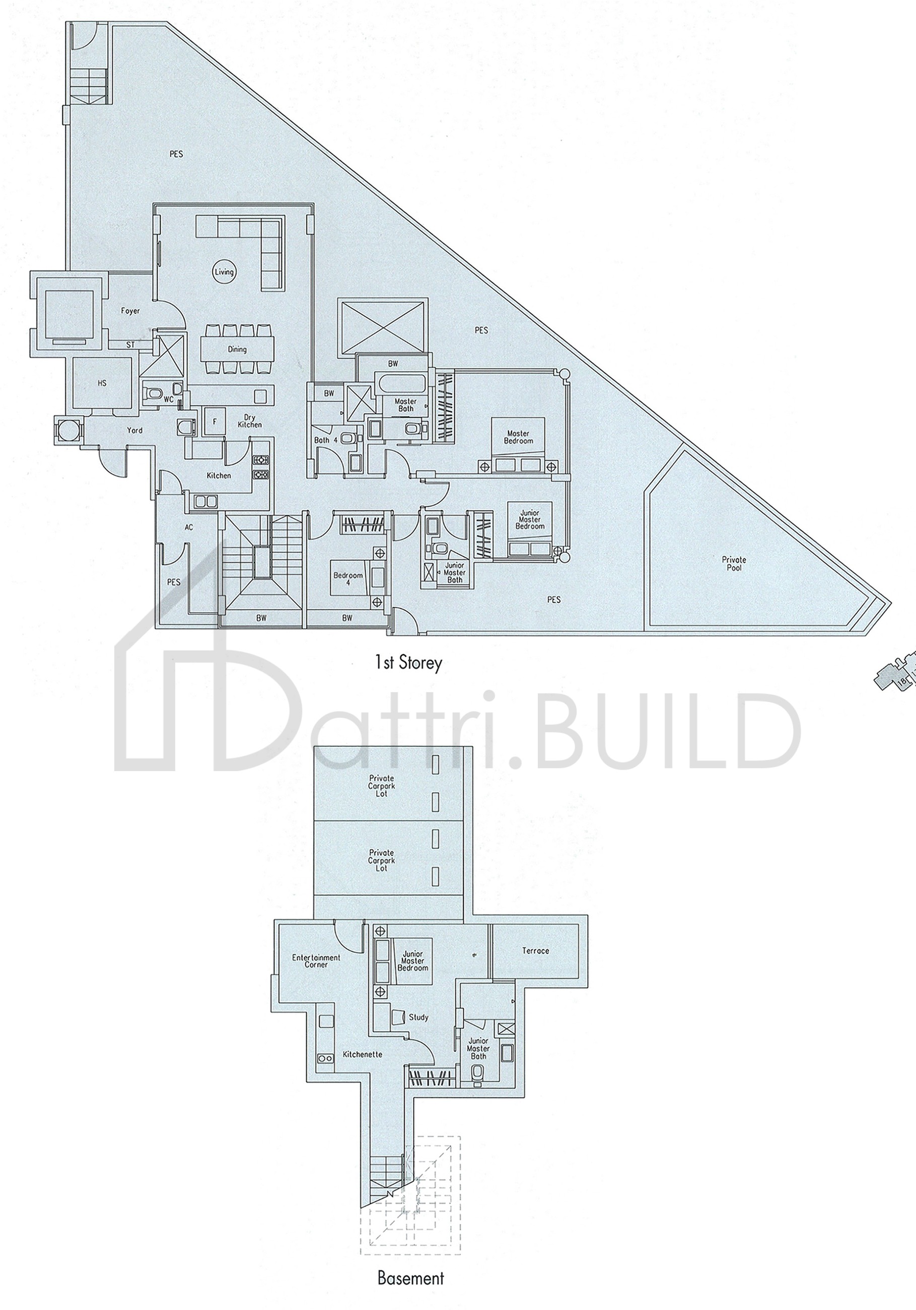 THE BEVERLY C4-G floorplan (watermarked)