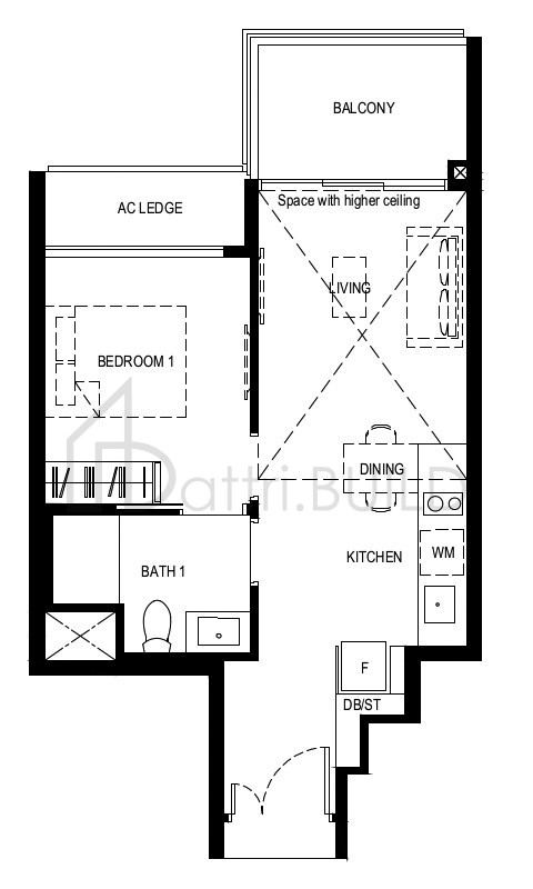 NORMANTON PARK 1BR-a-PH(61) floorplan (watermarked)