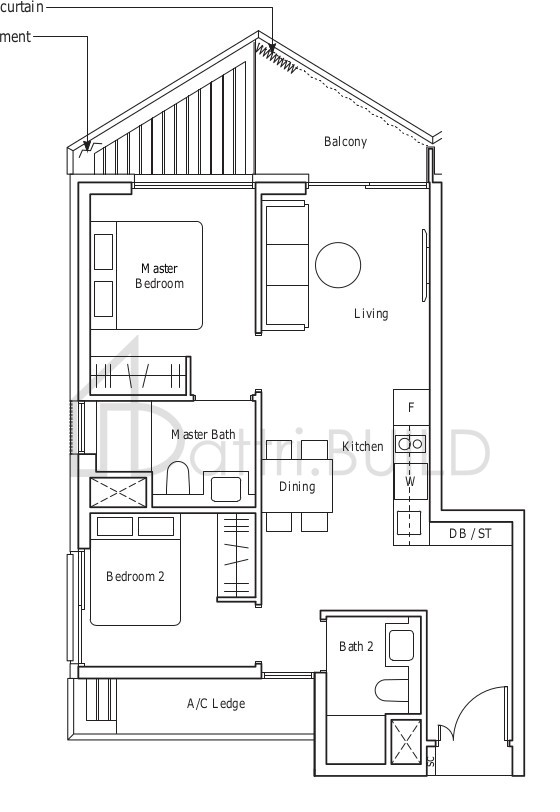 THE REEF AT KING'S DOCK B5 floorplan (watermarked)